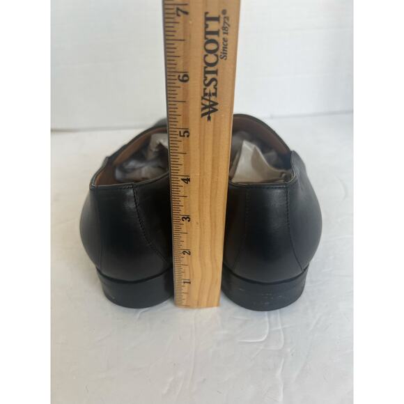 Gucci Men’s Horsebit Black Leather Slip On Loafer Dress Shoes Sz EU 41.5EJ - Picture 9 of 13